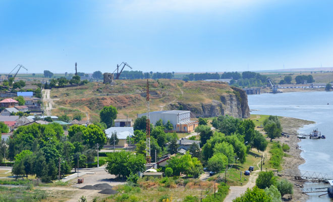 Cetatea Carsium din orașul Hârșova, județul Constanța