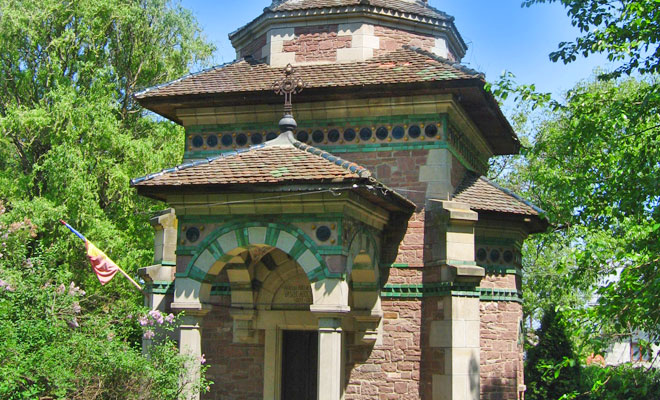 Mausoleul lui Vasile Alecsandri din comuna Mircești, județul Iași