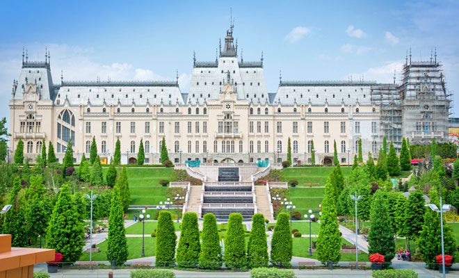 Palatul Culturii din orașul Iași, județul Iași